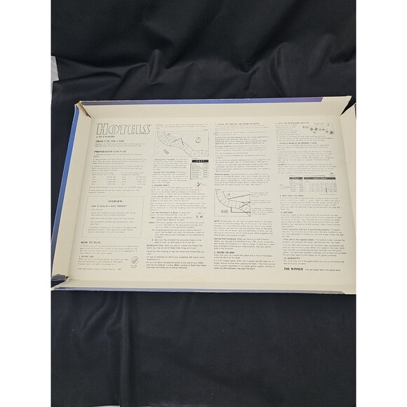 Vintage 1987 Milton Bradley MB HOTELS Real Estate Money Board Game 100% Complete - Picture 7 of 11